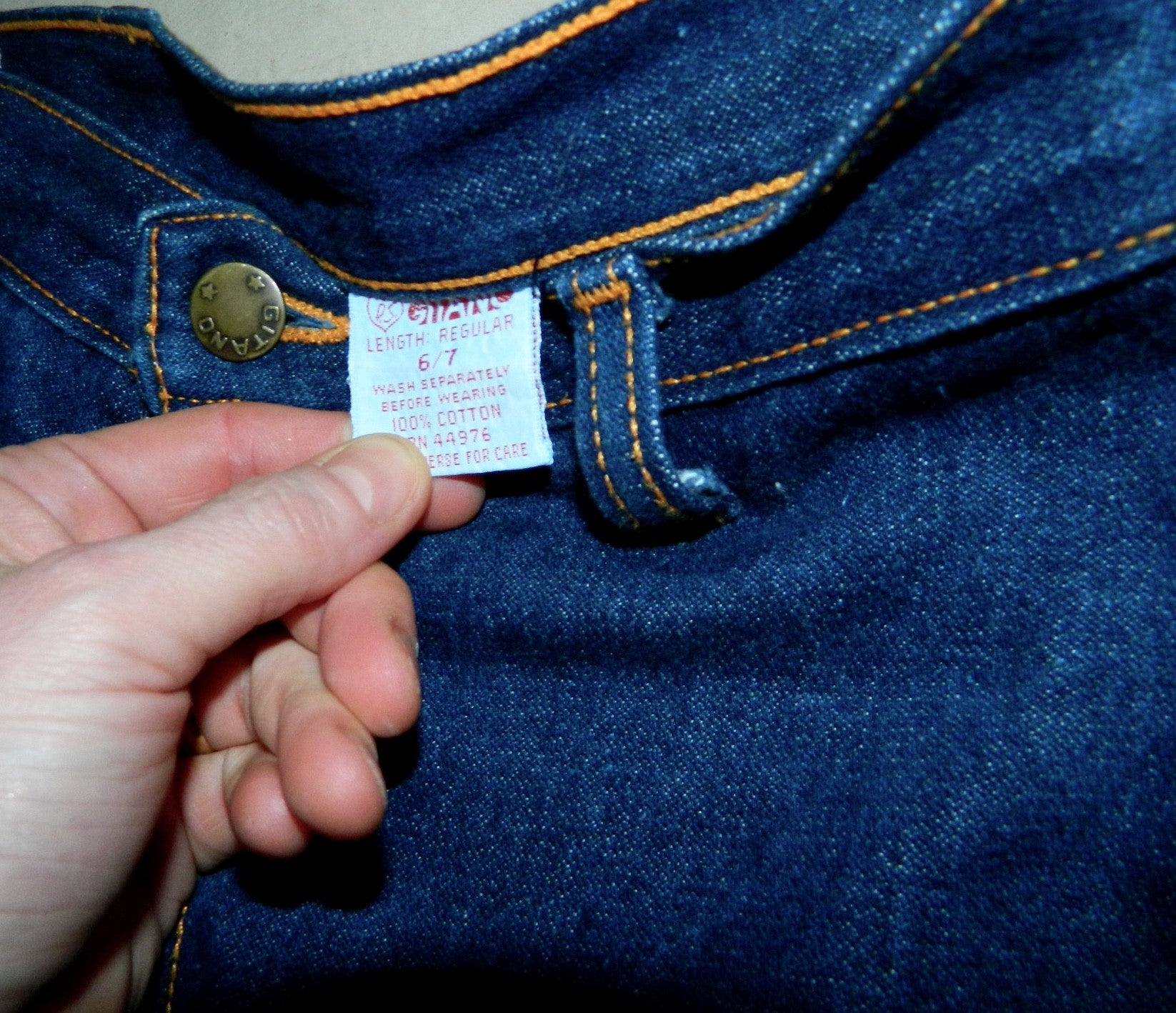 vintage 1980s does 1950s jeans / PS Gitano dark rinse skinny jeans / high waisted XS