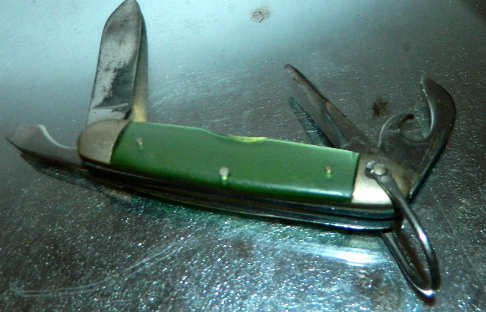 vintage 1950s Girl Scouts of America Utica Cutlery pocket knife GSA