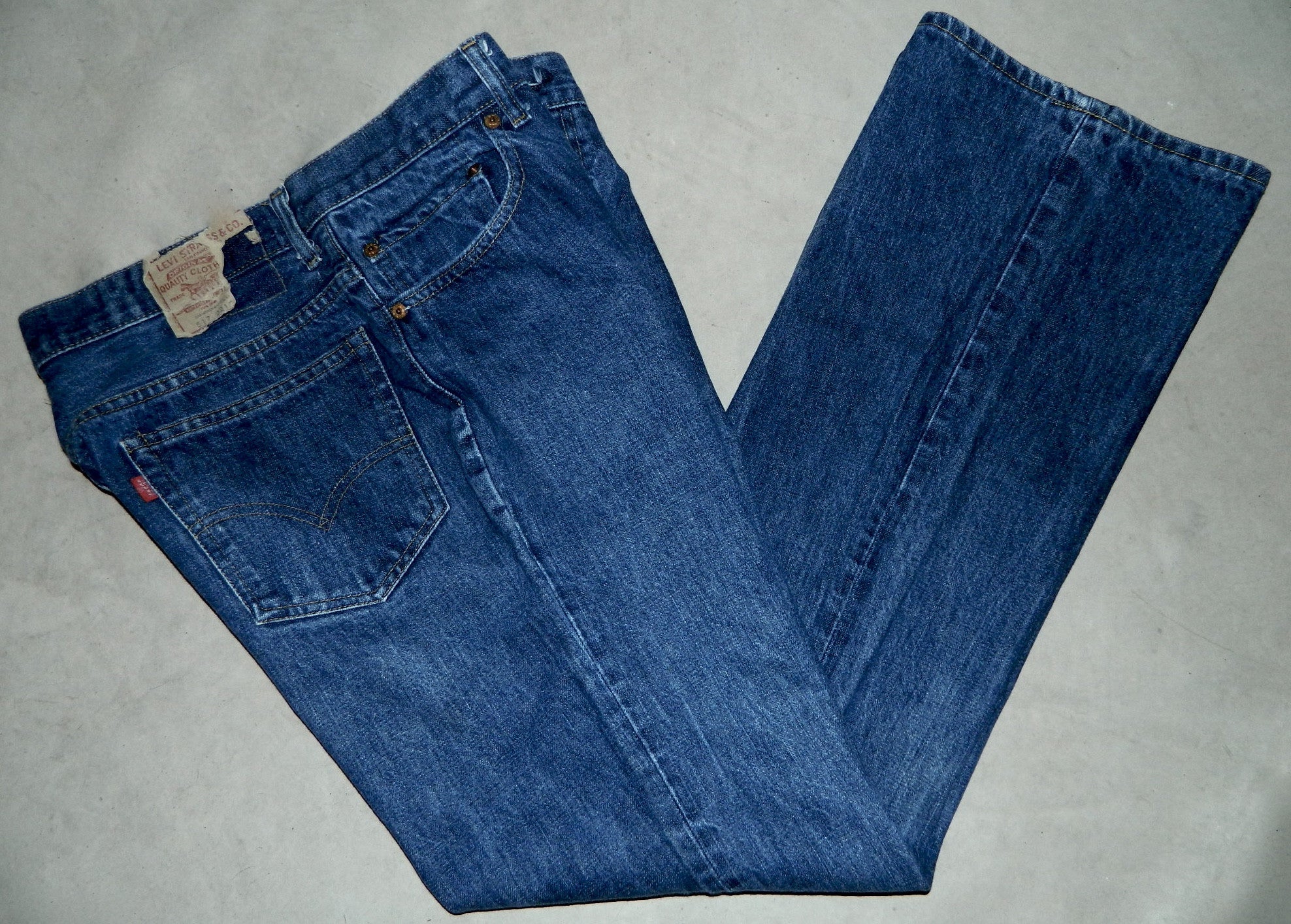 vintage 1980s jeans LEVI'S 517 boot cut dark denim 36 x 31